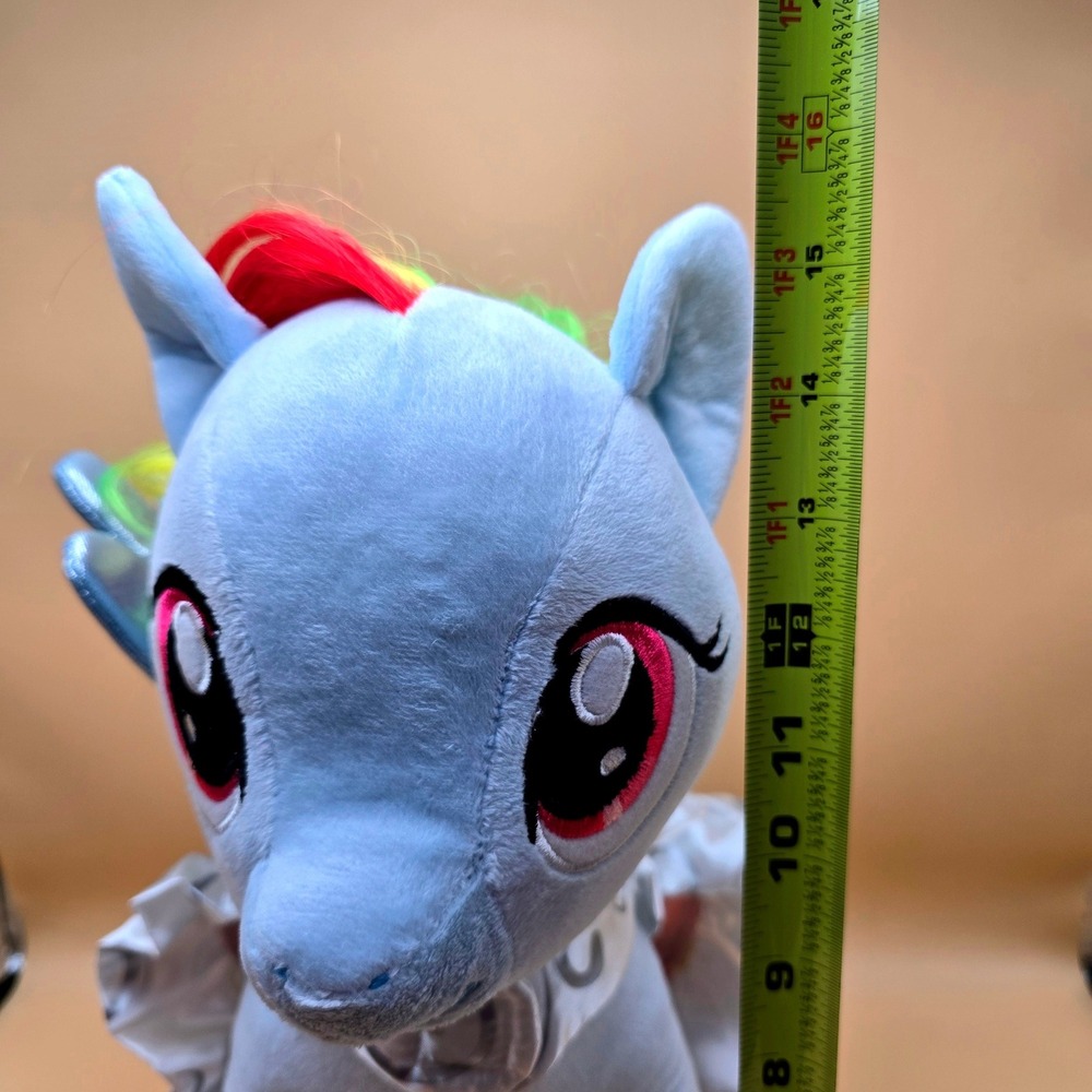 Build-A-Bear My Little Pony Rainbow Dash Plush 15 inch with Rainbow Dress‎ Wings - Picture 11 of 16